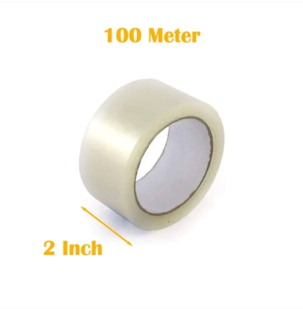 GUM Tape, TRANSPARENT Tape 2 INCH | 100 METER